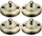 LEDSone Vintage-Deckenrosette für Leuchte, 108 mm Deckenplattenhaken aus antikem Metall mit Zubehör für Deckenleuchte und Wandleuchte (4er-Pack, grünes Messing)