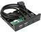 ASHATA Front Panel USB 3.0 Hub 4 Ports, 3,5 Zoll Interner USB Hub mit USB3.0 USB2.0, PC Interner Combo Halterungsadapter, für Computergehäuse Desktop 3,5 Zoll Diskettenschacht