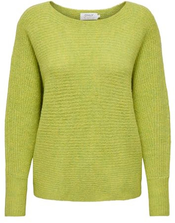 ONLY Damen ONLDANIELLA L/S KNT NOOS Pullover, Evening Primrose/Detail:Melange,S