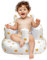 AirSwim Inflatable Baby Chair, Inflatable Baby Seat for Babies 3 Months and Up, Summer Blow Up Chair with Built in Air Pump, Bumbo Seat for Learning to Sit, Palying, Camping, Tiger