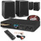 Audizio HiFi Bookshelf Audio System with 4x SHFB65 6.5-Inch Speakers & Brescia WiFi Amplifier – Bluetooth, Spotify Connect, CD Player, USB MP3, DAB+ Radio, Home Stereo System
