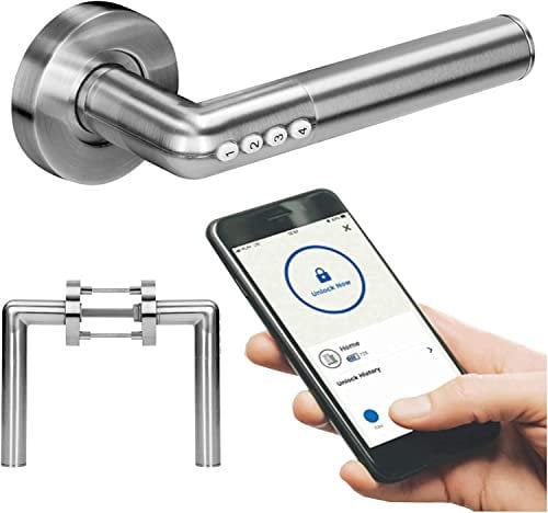 MIRATIC Cerradura Inteligente Puerta con Apertura Mediante Pin o Bluetooth 4.0 Smart IP44