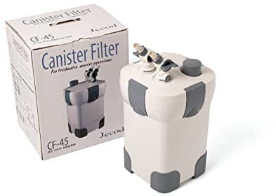 Jebao Kanister Externer Aquariumfilter mit Filtermedien (CF-45, 396GPH)