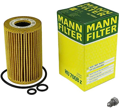 EISENFELS Filter Set erstellt mit MANN-FILTER Ölfilter HU 7008 z, Verschlussschraube