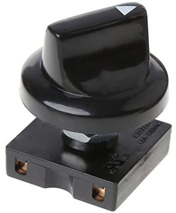 Fan Rotary Switch,Rotary Switch 1.22x1.22x1.73 Inch 4-Position 3-Speed Fan Switch 45° Rotate Fan Governor with Knob for Electric Oven Blower