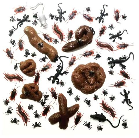 Kackhaufen, 80pcs Ultra-Realistisches Kackhaufen Spielzeug, Prank Poop Scherzartikel, Perfekt FüR Aprilscherze Und Halloween, Mit Praktischer Tragetasche