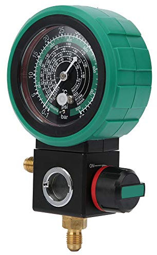 HARIPYER Manomètre de réfrigérant, 1~55 Bar, manomètre de climatisation, Outils de réparation de climatisation Automobile, manomètre, Composants de contrôle Industriel