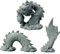 Zghhc Statue De Dragon Chinois, Décorations D'aquarium De Poissons, Décoration De Table De Bureau De Maison, Accessoires D'ornements pour Aquarium