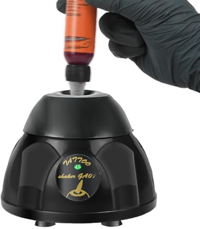 Mini Vortex Mixer - Gakonp 4000rpm Paint Shaker Nail Polish Shaker Vortex Paint Mixer for Lab Mixing Tattoo Ink Eyelash Products Mini Ink Mixer with Touch Function