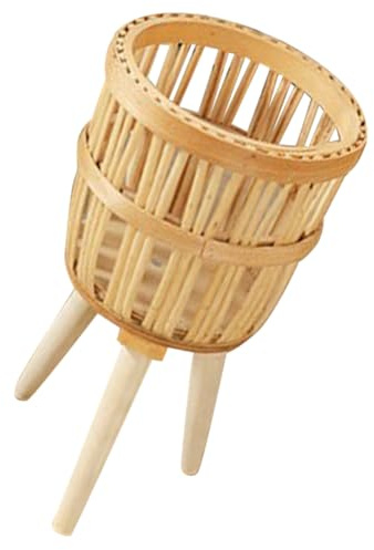 CIMAXIC Pot De Fleurs en Bambou sur Pieds Support pour Plante D'intérieur Fournitures Maison Décoration Intérieure Support pour Plantes en Bambou