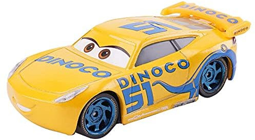 CALLOVE Cars 2 3 Cars Collection Lightning McQueen Jackson Storm Ramirez 1: 55 Diecast in Lega di Metallo Giocattolo Modello per Bambini Regalo per Bambini (Colore : Cruz Ramirez 3.0)