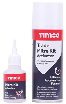3 x TIMCO Instant Bond Mitre Kit - 200ml / 50g