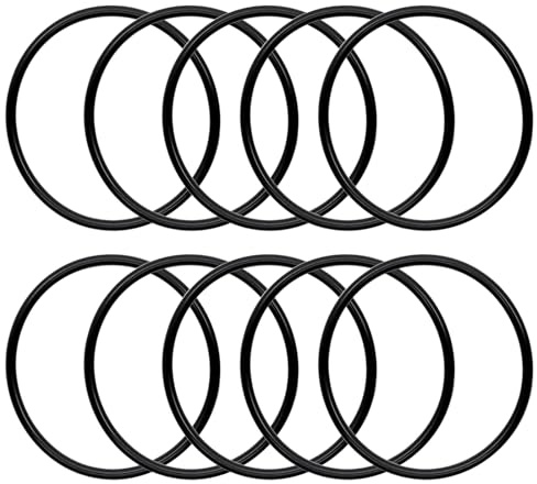 QYandRH 10-Pack Premium Nitrile Rubber Drive Belts for Harbor Freight Chicago Electric Rock Tumblers — Fits Central Machinery, ABN & Viyuki — Durable, Oil-Resistant, Tool-Free Install