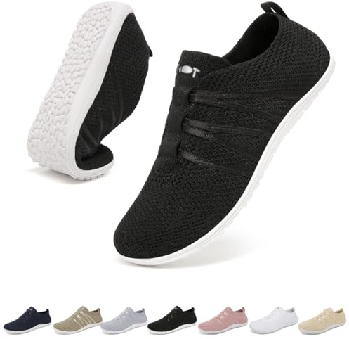 chetoria Unisex Zapatillas Barefoot Verano Zapatillas Gimnasio Minimalista | Suela de Cero Caída, Sin Cordones, Transpirables, Antideslizante, Cómodas, Ligeras, Flexibles, Exterior Interior, Gr.37-45