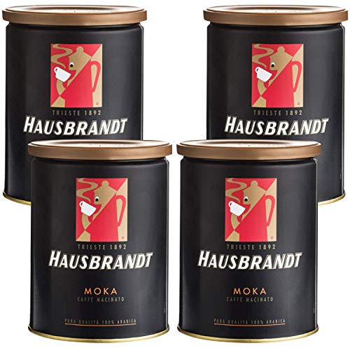 Hausbrandt Kaffee Espresso Moka gemahlen, 250g Dose