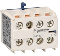 Schneider Electric, TeSys K - Auxiliary contact block - 4 NC - screw-clamps terminals, LA1KN04