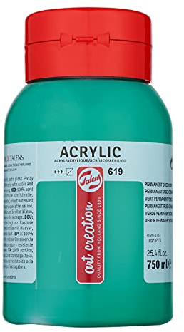 Talens Art Creation Acrylic Colour Bottle 750 ml Permanent green deep 619 (3574619M)