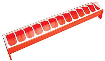Novital Futtertrog für Küken - mit Fressplatzeinteilung (75 x 10 cm)