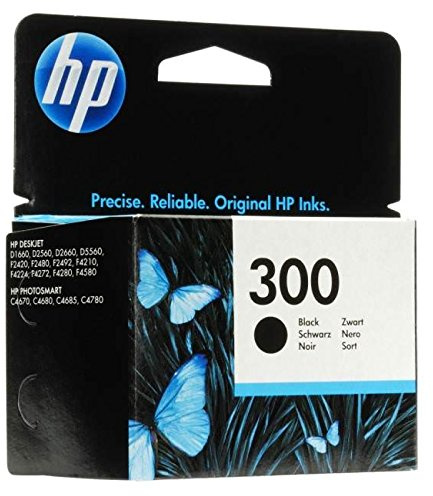 HP Tintenpatrone 300 Schwarz 200 Pã Ginas CC640EE