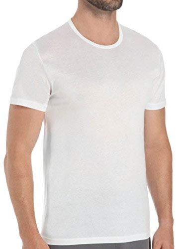 PEROFIL Filo di Scozia T-Shirt girocollo-0031-4