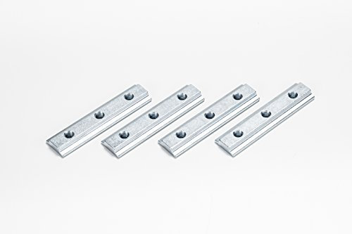 LOADCARE 4 x Nutenstein mit 3X M6 Gewinde für Airlineschiene, Zurrschiene