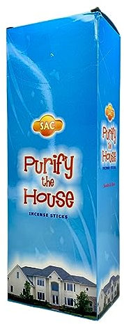 Sac - Lot de 6 paquets de 20 bâtons d'encens senteur «Bois de santal et rose»