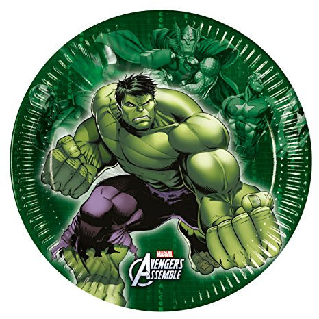 Piatti Carta HULK Ø cm.20 pz8