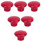 6PCS Möbelknöpfe Porzellan/Keramik Möbelgriff Türknauf Schrankgriff Schrankknopf Möbelknauf,Retro einzigartig Landhaus Antik Möbel Schublade Schrank Knauf & Griff von Creatwls - Rot