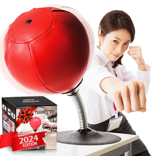 Freistehende Desktop-Boxsack von CozyBomB - Stress Buster Relief mit Ständer - Boxing Punch Ball mit