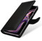 STILGUT Etui Compatible avec Samsung Galaxy Note 9 Coque Portefeuille en Cuir véritable à Fermoir magnétique, Nappa Noir