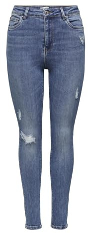ONLY Female Skinny Jeans ONLMILA Hohe Taille Skinny Fit Knöchellang Jeans | Skinny fit jeans
