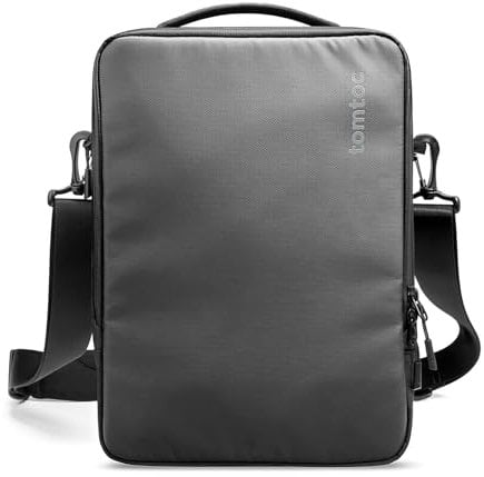 tomtoc 360° Laptop Tasche Hülle für Neu 14-Zoll MacBook Pro M4/M3/M2/M1 Pro/Max (2024-2021) A3401 A3185 A3112 A2992 A2918 A2779 A2442, Premium Laptoptasche Laptophülle Schultertasche Notebooktasche