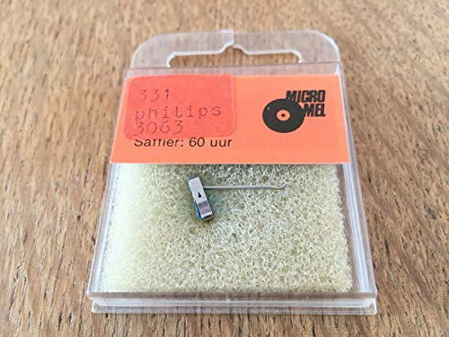 Puntina per giradischi compatibile con PHILIPS AG-3301 AG-3302 AG-3304 AG-3305 AG-3063
