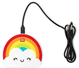 Legami Super Fast 40033015 - Cargador inalámbrico para Smartphone, Multicolor (Rainbow)