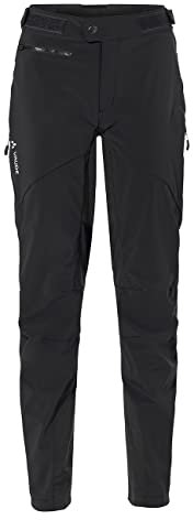 VAUDE Damen Women's Qimsa Softshell Pants Ii Hose, Black/Black, 44 EU