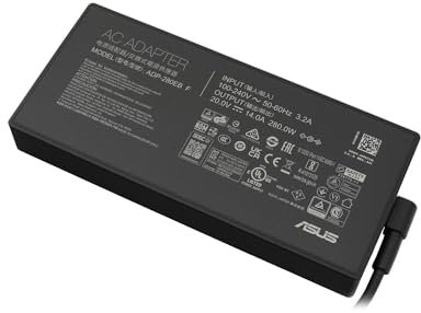 Asus 0A001-00801400 Original Netzteil 280,0 Watt Normale Bauform (ROG) für G814JV, G814JI, G814JZ, G713PI, G713PU, G713PV, ROG Strix G18 G814JZ, G814JV, G814JU, G17 G713PU