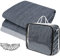 LARS360 Tapis de Camping - Tapis d'auvent d'extérieur - 240 g/m² en polyéthylène Haute densité - Agréablement Doux et Respirant - Anti-moisissure - Antidérapant - avec Sac de Transport (3 x 5 m)