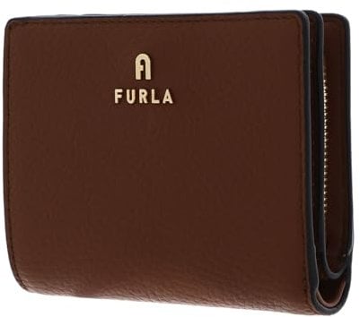 FURLA Camelia Compact Wallet S Cognac H