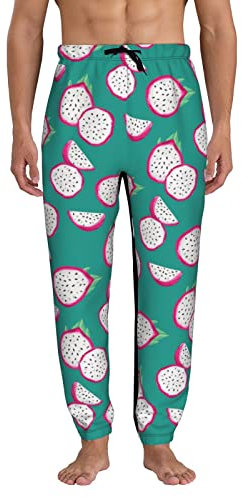 Generic Drumsticks Chicken Herren Sweatpants Jogger Sweatpants Kordelzug Sporthose Workout Hose mit Tasche, pitaya, 31-35