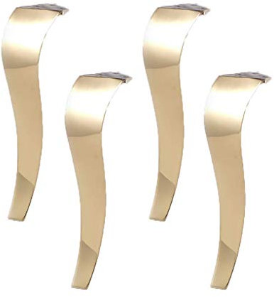 Möbelbeine Metall Tischbeine Möbelfüße Edelstahl Füße Ersatz Möbelerhöhungen Beine Nordic Style Couchbeine Sofa Schreibtisch Beine Bett Schränke Erhöhung 4pcs