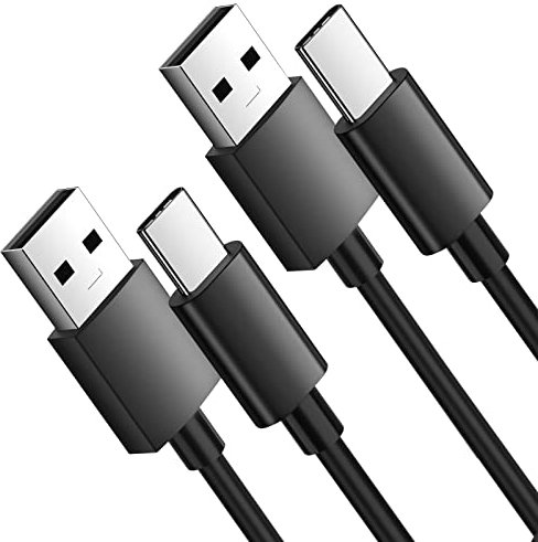 USB Typ-C Kabel 2Pcs,1M,USB C Kabel Schnelles Aufladen und Übertragen (10mm Stecker) für Blackview BV7100 BL8800 Pro BV7200 BV9200 BV8800 BV5200 Pro BL6000 Pro BL5000 BV6600 Pro Rugged Smartphones