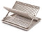 CABLEPELADO Escurreplatos Plegable de plastico con Bandeja, Secaplatos Plegable plástico con Bandeja, Soporte para Platos Plegable de plástico, 37 cm de Largo, 33 cm de Fondo y 21 cm de Alto, Beige