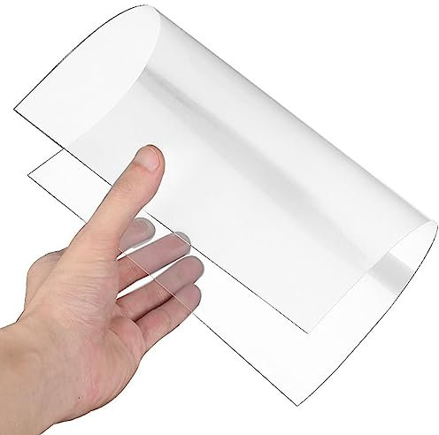 FENGSHOUU Polycarbonat Dachplatte,Transparent Acryl-Dachplatte,Gewächshaus Platten mit hoher Formbarkeit,Regensichere Isolierung Kunststoffplatte,Für Dächer,Carports,Vordächer,Balkon (1.82x10m)