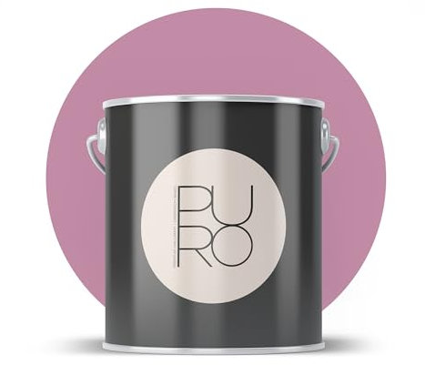 Livingwalls PURO Premium Peinture murale c2010 – Peinture pour peintre avec très haut pouvoir couvrant – Peinture d'intérieur mate de qualité supérieure en rose – 5 l