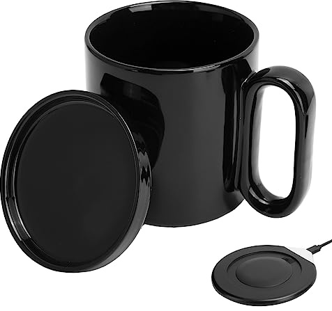 Leapiture Beverage Heating Pad 55℃ Ceramic Mug Warmer Desktop Drink Warmer Electric Drink Warmer for Office Home Travel