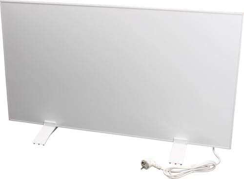Superia Hochwertige Infrarot-Heizung Panel 720 Watt – Wandmontage und Freistehend, Energieeffizient, App-Steuerung, IPX4 Wasserbeständig mit Integriertem Thermostat