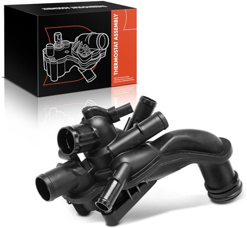 Frankberg Termostato refrigerante compatible con M.in.i R56 One 1.4L 1.6L 2006-2013 M.in.i Cabriolet R57 John Coo.per Works 1.6L 2008-2015 M.in.i Clubman R55 One Replace# 11538671513