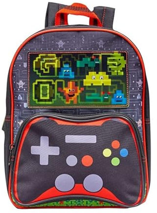 William Lamb Game Over Rucksack mit Fronttasche Junior Jungen Schulrucksack Reiserucksack 31 cm, mehrfarbig, One size