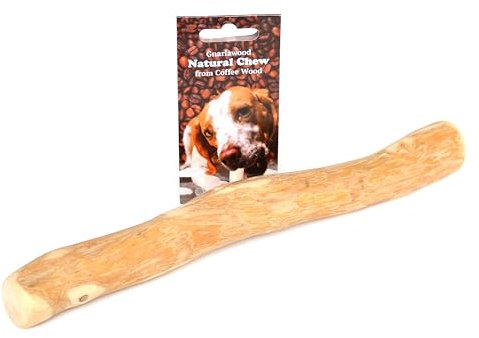kozeepet Gnarlawood Coffee Wood Dog Chew | Natural Dental Health Toy for Dogs | Long-Lasting, Calorie-Free, Allergy-Friendly | Suitable for All Breeds (X Long)