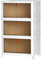 GUDFBALE Dustproof Storage Box Shelf Plastic Bedside Table on Wheels,Stackable Bins for Storage, Storage Boxes with Lids, Storage Containers Organizer for Bedroom Living Room Study Office